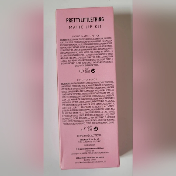 Pretty Little Thing Liquid Matte Lip Kit Shade Coral - Picture 6 of 7